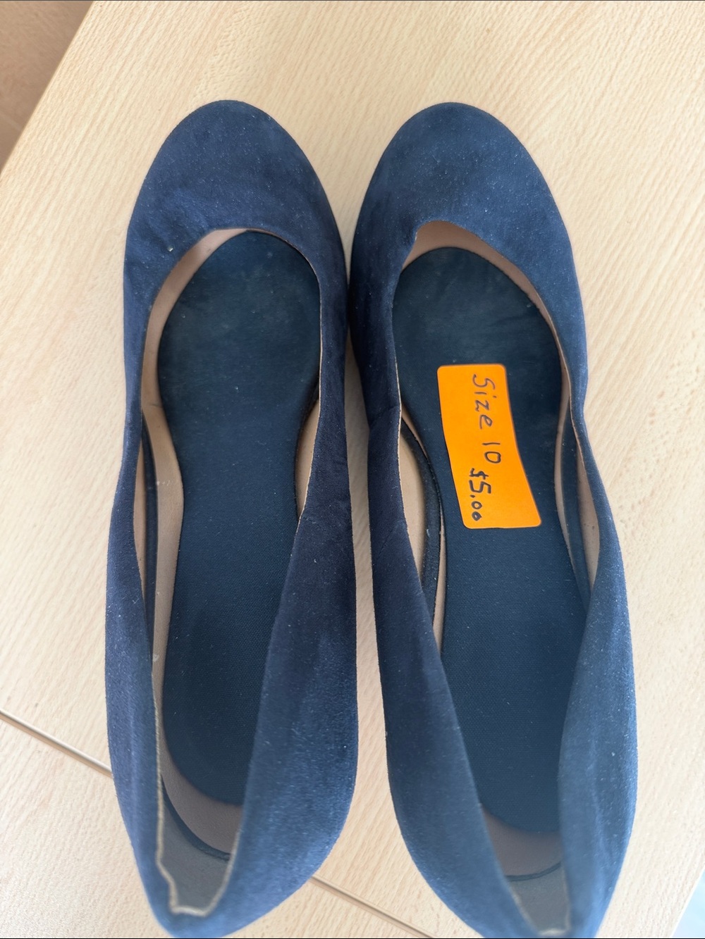 Apt. 9 Black Suede Wedge Heels